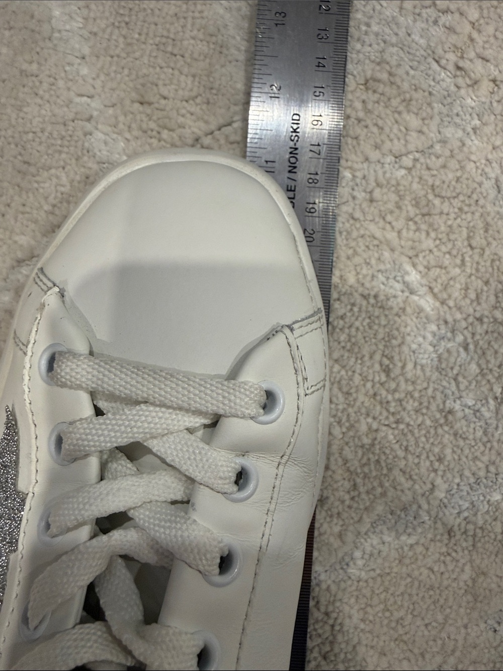 Golden Goose Pure Star Swarovski Italian Leather Sneakers - Picture 6 of 6